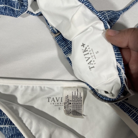 NWT 2PC Tavik [ Small ] Nahla Halter Top + Antic Bikini Bottom‎ Of Grid Pacific - Picture 6 of 12